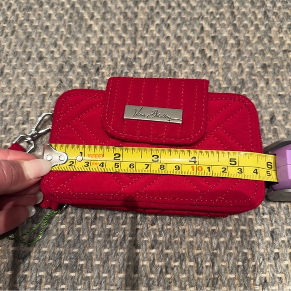 Vera Bradley - Red Quilted Wristlet Wallet Trendy 2025 Fall Item - Picture 10 of 13
